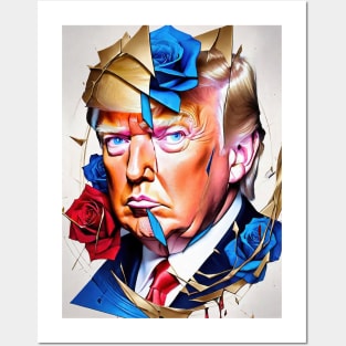 Donald Trump Abstract Posters and Art